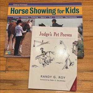 Horse Showing for Kids & Judge's Pet Peeves Books